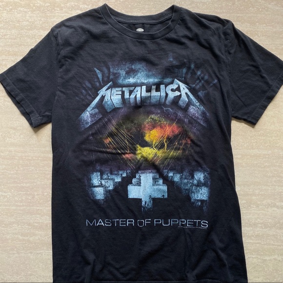 Old Navy Tops - Metallica Master of Puppets band tee